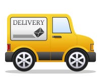 Cartoon Delivery Van