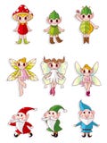 Cartoon Little Baby Fairy Icon Royalty Free Stock Images