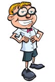 Cartoon Nerd With Glasses Royalty Free Stock Images - Image: 13660169