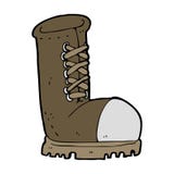 Cartoon Old Work Boot Stock Images
