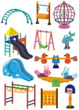 Cartoon park playground icon