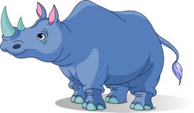 Cartoon Rhino Stock Photo Cartoon Rhino Stock Photo