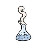 Cartoon Science Experiment Royalty Free Stock Photography Cartoon Science Experiment Royalty Free Stock Photography