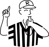 Cartoon Sports Referee