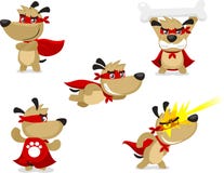 Cartoon Super Dog Set Stock Image Cartoon Super Dog Set Stock Image