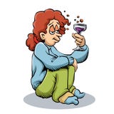 Drunk Woman Cartoon Stock Photos, Images, & Pictures - 243 Images