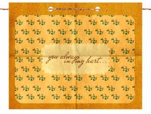 Cartão do vintage no papel do grunge ilustração stock Cartão do vintage no papel do grunge ilustração stock