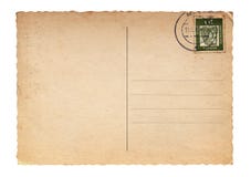 Cartão em branco do vintage imagem de stock Cartão em branco do vintage imagem de stock