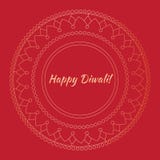 Cartão hindu do feriado com elementos indianos Festival claro da Índia Diwali feliz ilustração stock Cartão hindu do feriado com elementos indianos Festival claro da Índia Diwali feliz ilustração stock