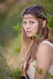 Carácter del cuento de hadas del duende de Cosplay fotografía de archivo Carácter del cuento de hadas del duende de Cosplay fotografía de archivo