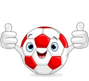 Caráter do futebol do futebol Foto de Stock Royalty Free Caráter do futebol do futebol Foto de Stock Royalty Free