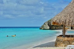 Cas Abou Beach imagem de stock Cas Abou Beach imagem de stock