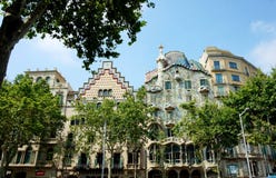 Casa Batllo, Gaudi-` s gesühnt, in Barcelona lizenzfreie stockfotos Casa Batllo, Gaudi-` s gesühnt, in Barcelona lizenzfreie stockfotos