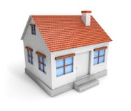 casa 3D simples ilustração stock casa 3D simples ilustração stock