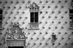 Casa de las Conchas in Salamanca royalty free stock image Casa de las Conchas in Salamanca royalty free stock image
