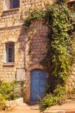 Casa de pedra velha em Safed, Galilee superior, Israel imagem de stock Casa de pedra velha em Safed, Galilee superior, Israel imagem de stock