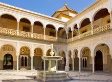 Casa De Pilatos, Seville, Andalusia, Spain Royalty Free Stock Photography Casa De Pilatos, Seville, Andalusia, Spain Royalty Free Stock Photography