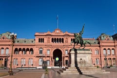 Casa Rosada, Argentinas Government Seat in Buenos Aires stock photos Casa Rosada, Argentinas Government Seat in Buenos Aires stock photos