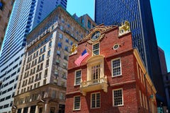 Casa velha do estado de Boston em Massachusetts Imagem de Stock Royalty Free Casa velha do estado de Boston em Massachusetts Imagem de Stock Royalty Free