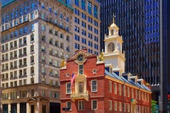 Casa vieja del estado de Boston en Massachusetts imágenes de archivo libres de regalías Casa vieja del estado de Boston en Massachusetts imágenes de archivo libres de regalías