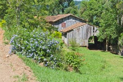 Casa vieja en Nova Petropolis - Río Grande del Sur - el Brasil foto de archivo libre de regalías Casa vieja en Nova Petropolis - Río Grande del Sur - el Brasil foto de archivo libre de regalías