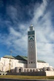 casablanca hassan ii konungmorocco moské Arkivbild casablanca hassan ii konungmorocco moské Arkivbild