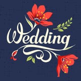 Letras de la mano del amor ilustración del vector. Imagen 