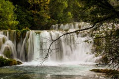 Cascade in Krka royalty-vrije stock foto Cascade in Krka royalty-vrije stock foto