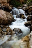 Cascading waterfall slow shutter royalty free stock images Cascading waterfall slow shutter royalty free stock images