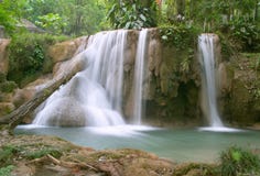Cascata del Cascadas de Agua Azul Cascata del Cascadas de Agua Azul