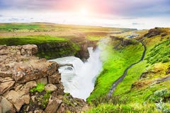 Cascata di Gullfoss, Islanda Immagine Stock Libera da Diritti Cascata di Gullfoss, Islanda Immagine Stock Libera da Diritti