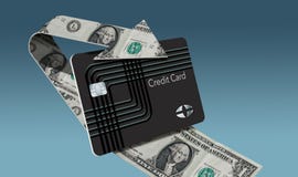 Cash back credit card rewards are illustrated here with a looping arrow made of dollar bills wrapping around a cash back card. vector illustration Cash back credit card rewards are illustrated here with a looping arrow made of dollar bills wrapping around a cash back card. vector illustration