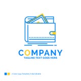Cash, finance, money, personal, purse Blue Yellow Business Logo stock illustration Cash, finance, money, personal, purse Blue Yellow Business Logo stock illustration