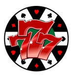 Casino lucky symbol stock illustration Casino lucky symbol stock illustration