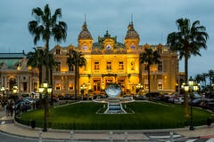 Casino in Monte Carlo royalty-vrije stock fotografie Casino in Monte Carlo royalty-vrije stock fotografie