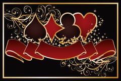 Casino Poker background stock illustration Casino Poker background stock illustration