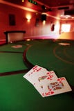 Casino Royal Flush Of Hearts Stock Image