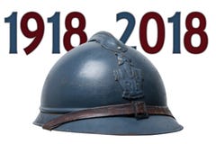 Casque militaire français de la première guerre mondiale d'isolement sur le blanc illustration stock Casque militaire français de la première guerre mondiale d'isolement sur le blanc illustration stock