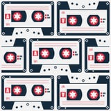 Cassette pattern vector illustration Cassette pattern vector illustration