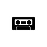 Cassettepictogram Element van Webpictogram voor mobiel concept en Web apps Het geïsoleerde cassettepictogram kan voor Web worden royalty-vrije illustratie Cassettepictogram Element van Webpictogram voor mobiel concept en Web apps Het geïsoleerde cassettepictogram kan voor Web worden royalty-vrije illustratie