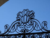 Cast iron gate of church San Pietro in Vincoli stock photo Cast iron gate of church San Pietro in Vincoli stock photo