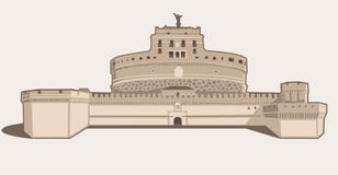Castel Sant'Angelo royalty illustrazione gratis Castel Sant'Angelo royalty illustrazione gratis