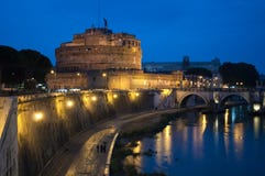 Castel Sant`Angelo or Mausoleum of Hadrian, Rome, Italy stock image Castel Sant`Angelo or Mausoleum of Hadrian, Rome, Italy stock image