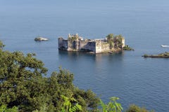 Castelli di Cannero. Island castle in Lake Maggiore stock photos Castelli di Cannero. Island castle in Lake Maggiore stock photos