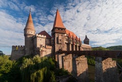 Castello di Corvin, Romania fotografia stock libera da diritti Castello di Corvin, Romania fotografia stock libera da diritti