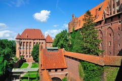 Castello di Malbork, Polonia fotografie stock libere da diritti Castello di Malbork, Polonia fotografie stock libere da diritti