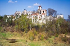 Castello Rudno - Polonia. immagine stock Castello Rudno - Polonia. immagine stock