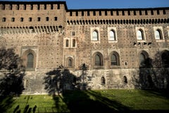 Castello Sforzesco, Milano fotografía de archivo Castello Sforzesco, Milano fotografía de archivo