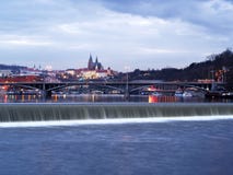 Castelo de Praga e lado pequeno, Praga, República Checa fotografia de stock Castelo de Praga e lado pequeno, Praga, República Checa fotografia de stock