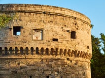 Castillo de Castello Aragonese de Taranto Apulia, Italia Foto de archivo libre de regalías Castillo de Castello Aragonese de Taranto Apulia, Italia Foto de archivo libre de regalías